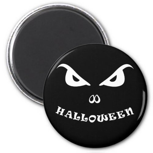 Halloween spooky scary face magnet