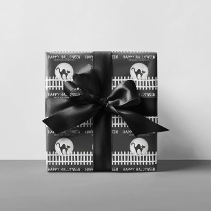 Halloween Spooky Scary Haunted House Witch Wrappin Wrapping Paper