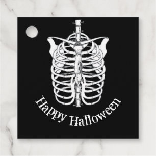 Halloween Spooky Scary Skeleton Party Favor Favor Tags