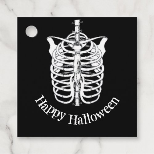 Halloween Spooky Scary Skeleton Party Favor Favor Tags