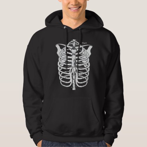 Halloween Spooky Scary Skeleton Whimsical Funny Hoodie