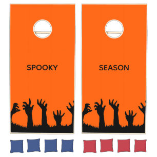 Halloween Spooky Season Creepy Cornhole Set