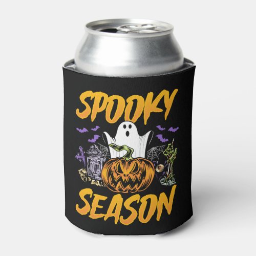 Halloween Spooky Season _ Funny Halloween Ghost Can Cooler