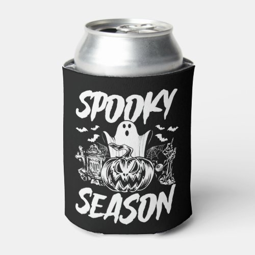 Halloween Spooky Season _ Funny Halloween Party Can Cooler