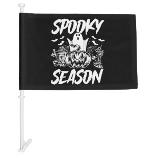 Halloween Spooky Season - Funny Halloween Party Car Flag