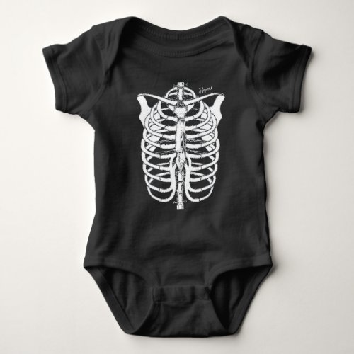 Halloween Spooky Skeleton Baby Newborn Cute Baby Bodysuit