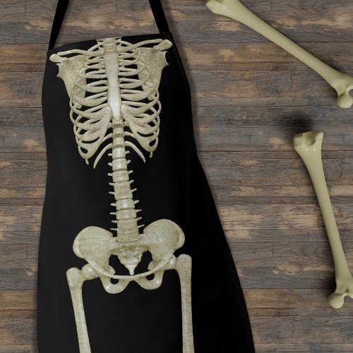 Halloween Spooky Skeleton Bones Costume  Apron