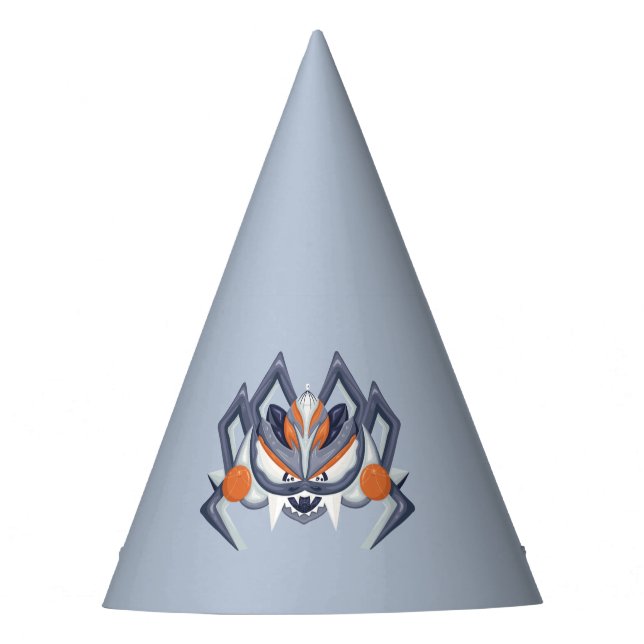 Halloween Spooky Spider / King of Pumpkin Party Hat (Front)