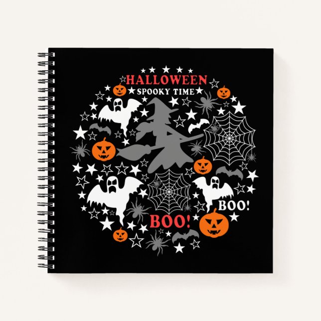 Halloween Spooky Time Notebook (Front)