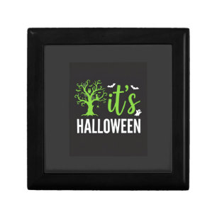 Halloween Spooky Tree Bats Vector Design_1 Gift Box