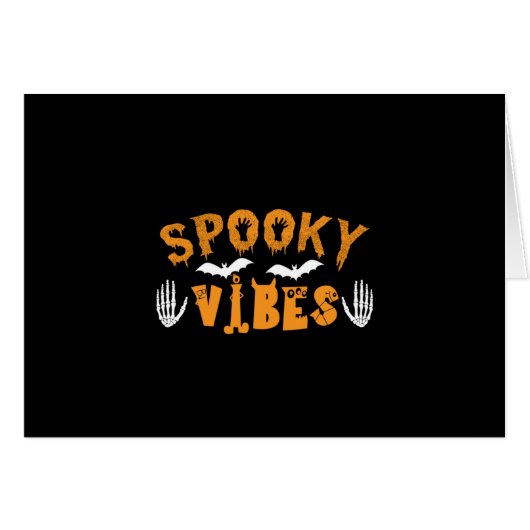 Halloween Spooky Vibes Birthday (Front Horizontal)