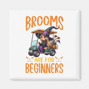 Halloween Spooky Witchy Golf Cart Magnet