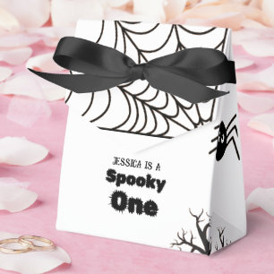 Halloween Sppoky One First Birthday party Favor Boxes