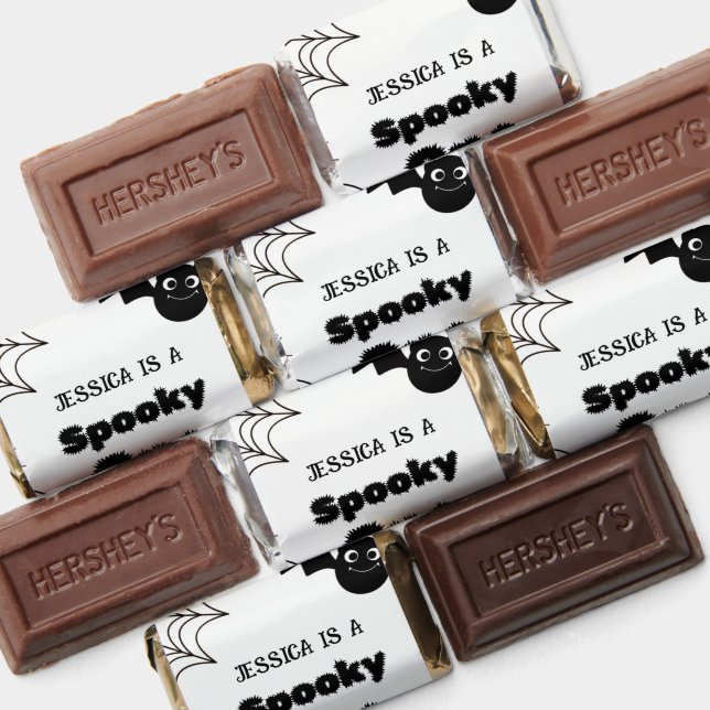 Halloween Sppoky One First Birthday party Hershey's Miniatures (Assorted)