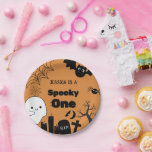 Halloween Sppoky One First Birthday party Paper Plates<br><div class="desc">Spooky one  halloween Paper plate!" This is ideal for an October birthday or a spooky party. The template is ready for you to modify,  and there are related things in my store,  under the eerie Halloween collection.</div>
