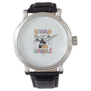 Halloween Squad Ghosts Ghouls Funny Spooky Women G Watch