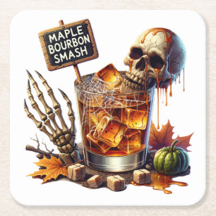 Halloween Square Paper Coaster