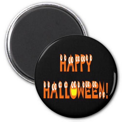 Halloween Squash Text Magnet
