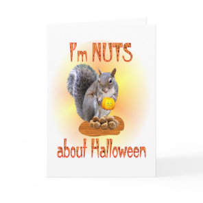 Halloween Squirrel Card