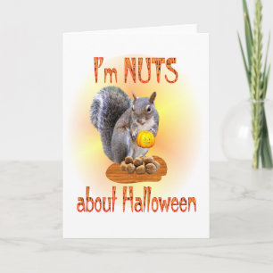 Halloween Squirrel Card