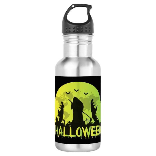 Halloween                                stainless steel water bottle (Front)