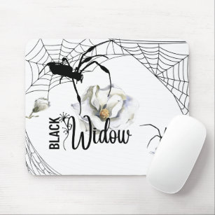 Halloween Stamp Collection "Black Widow" Mouse Pad