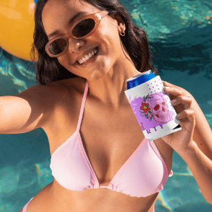 Halloween Stamp Collection "Ghost party" on a Can Cooler