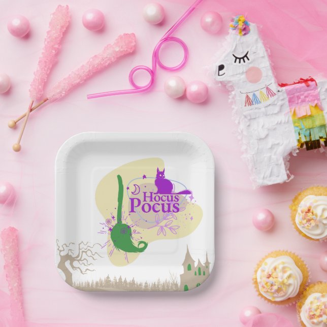 Halloween Stamp Collection "Hocus Pocus" Paper Plates (Party)