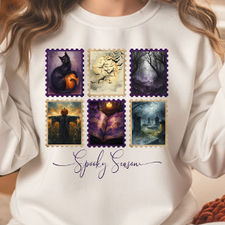 Halloween Stamp Collection Sweatshirt