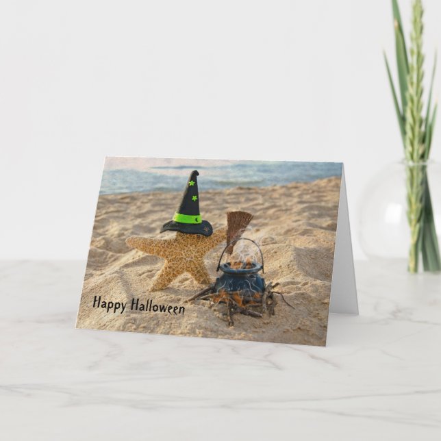 Halloween Starfish Card (Front)