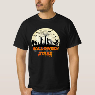 Halloween Stars 1 - Aliens Celebrate T-Shirt