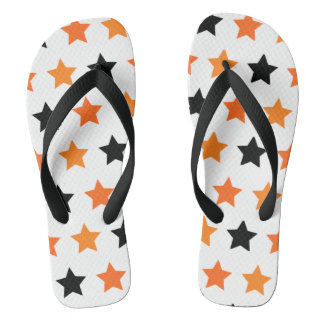 Halloween Stars Flip Flops