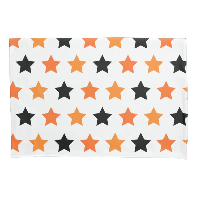Halloween Stars Pillow Case (Front)