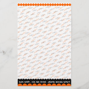 Halloween Stationery Template