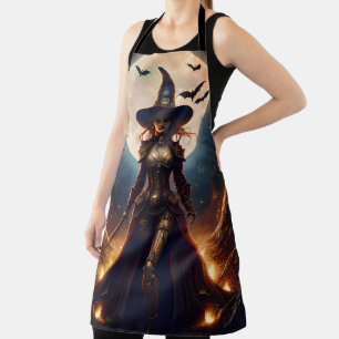 Halloween Steampunk Forest Witch Apron