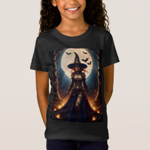 Halloween Steampunk Forest Witch T-Shirt