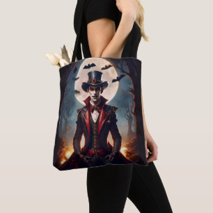 Halloween Steampunk Gothic Zombie Vampire Tote Bag