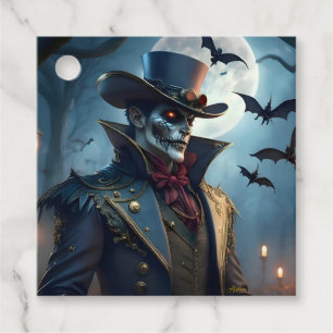 Halloween Steampunk Southern Gothic Zombie Favor Tags