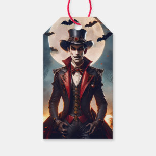Halloween Steampunk Vampire Zombie Gift Tags