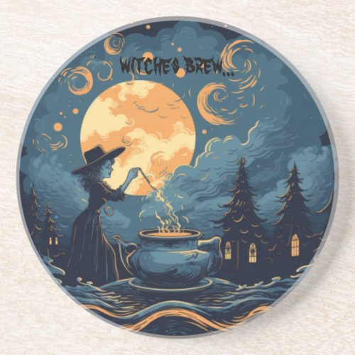 Halloween Step into a world of spooky elegance Coaster