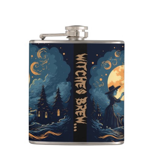 Halloween Step into a world of spooky elegance Flask
