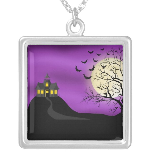 Halloween Sterling Silver Necklace (Front)