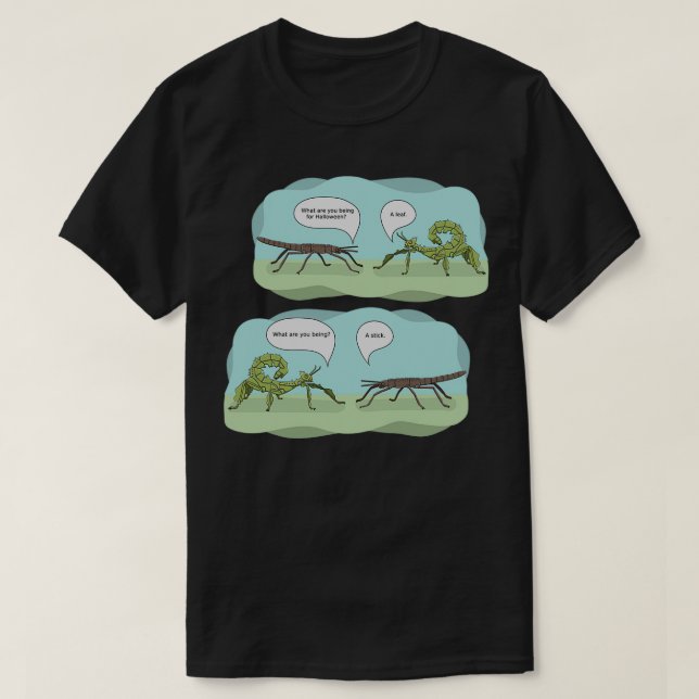 halloween stick insects T-Shirt (Design Front)