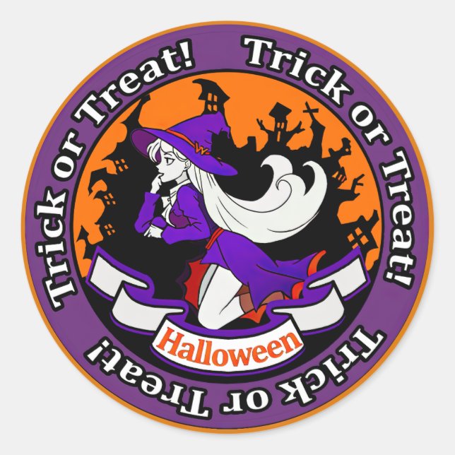 HALLOWEEN  sticker (Front)