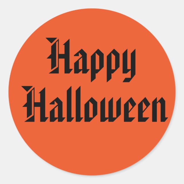 Halloween Sticker (Front)