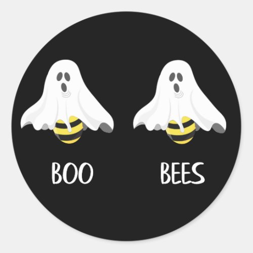 Halloween Sticker Adult Party Boo Bees Ghost