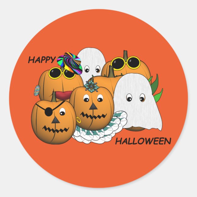 Halloween Stickers (Front)