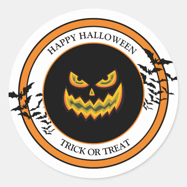 Halloween Stickers Zazzle