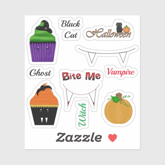 Halloween Stickers (Sheet)