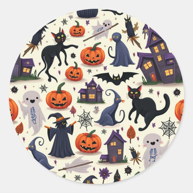 Halloween stickers (Front)
